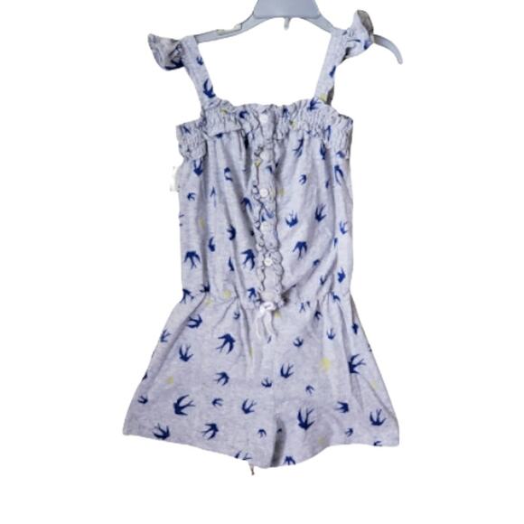 2 FOR $5 SALE Next Blue Gray And Yellow Sleeveless Romper Size 4/5 - Picture 9 of 12